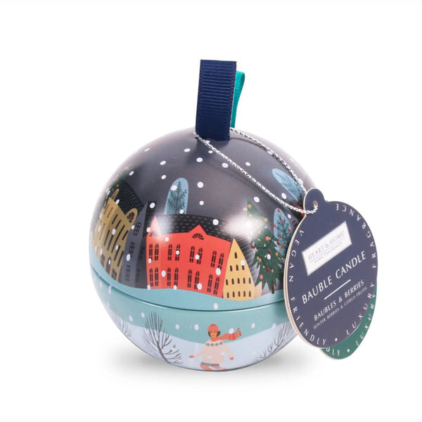 Heart & Home Winter Tin Candle W25 - DeWaldens Garden Centre