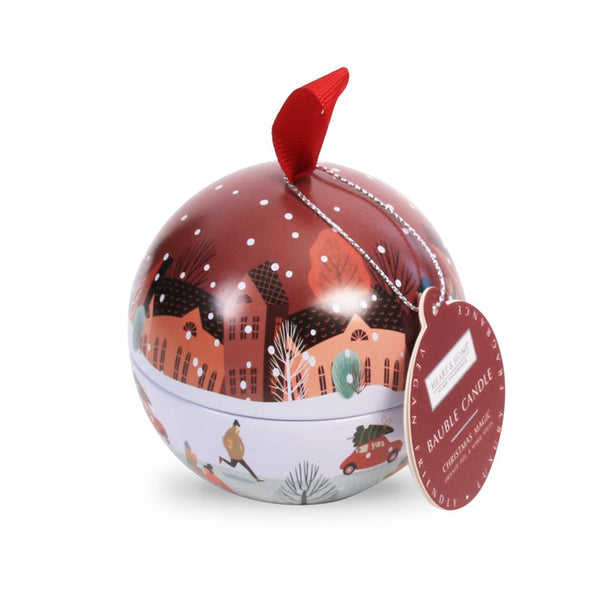Heart & Home Winter Tin Candle W25 - DeWaldens Garden Centre
