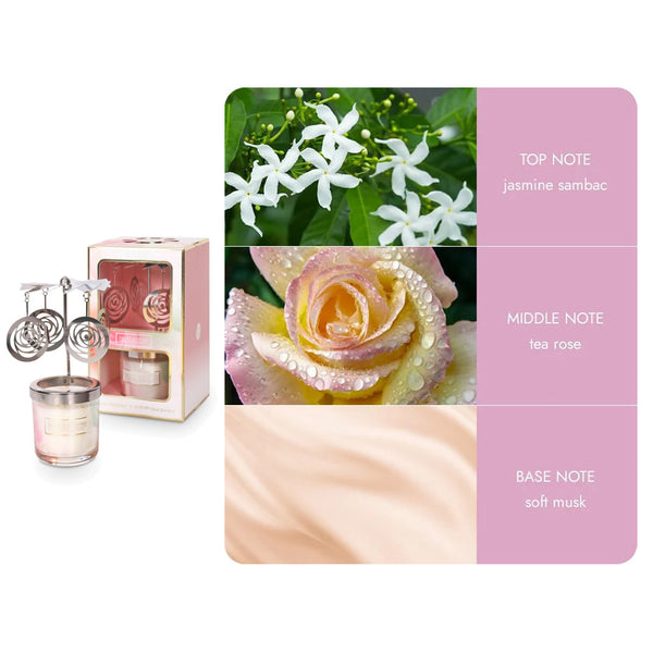 Heart & Home Mini Candle & Carousel Gift Set - DeWaldens Garden Centre