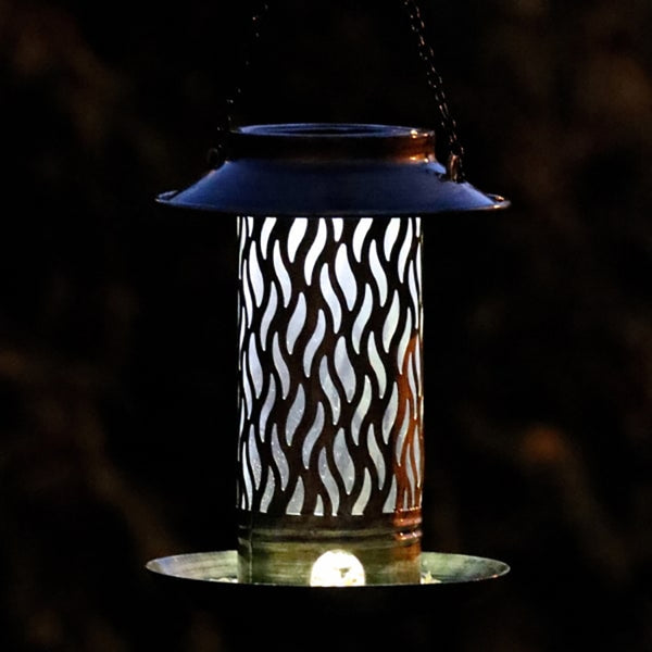 Henry Bell Solar Seed Feeder - Copper - DeWaldens Garden Centre