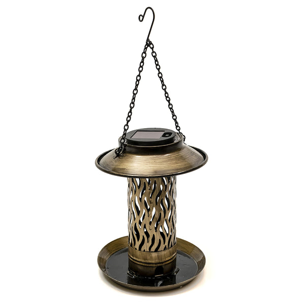 Henry Bell Solar Seed Feeder - Copper - DeWaldens Garden Centre