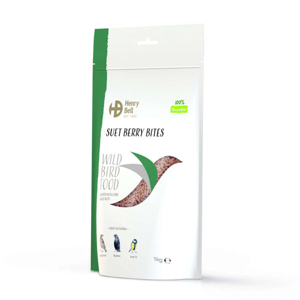 Henry Bell Suet Bites Berry 1kg - DeWaldens Garden Centre