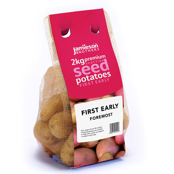 Jamieson Brothers Foremost Seed Potatoes 2kg - DeWaldens Garden Centre