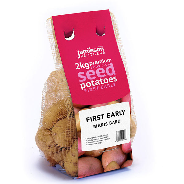 Jamieson Brothers Maris Bard Seed Potatoes 2kg - DeWaldens Garden Centre