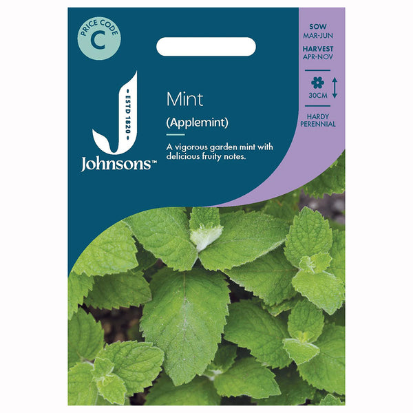 Johnsons Mint Applemint Seeds - DeWaldens Garden Centre