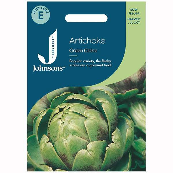 Johnsons Artichoke Green Globe Seeds - DeWaldens Garden Centre