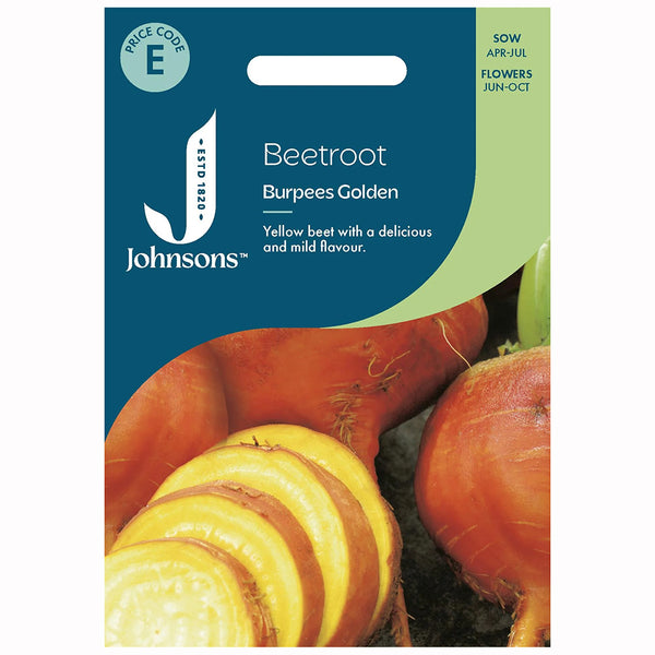 Johnsons Beetroot Burpees Golden Seeds - DeWaldens Garden Centre