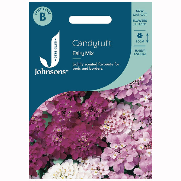 Johnsons Candytuft Fairy Mixed Seeds - DeWaldens Garden Centre