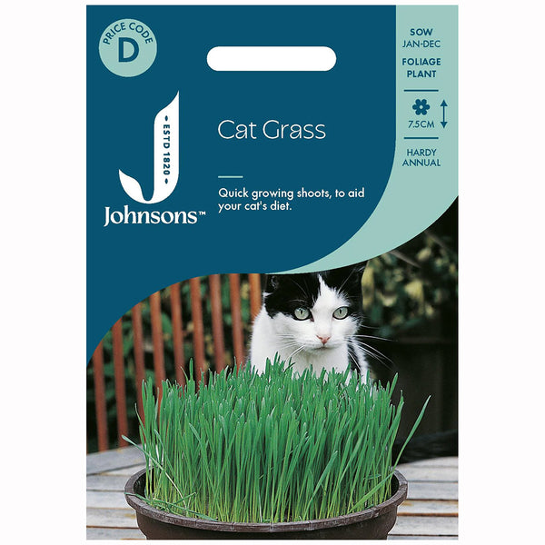 Johnsons Cat Grass Seeds - DeWaldens Garden Centre