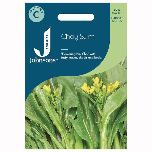 Johnsons Choy Sum Seeds - DeWaldens Garden Centre