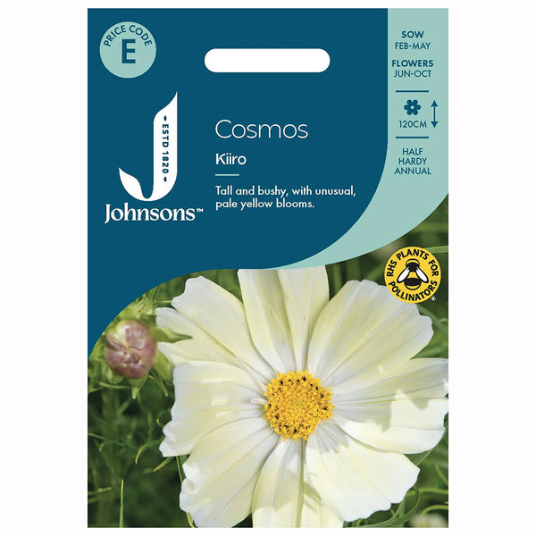 Johnsons Cosmos Kiiro Seeds - DeWaldens Garden Centre