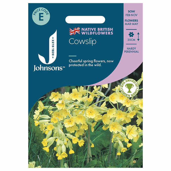 Johnsons Cowslip Seeds - DeWaldens Garden Centre