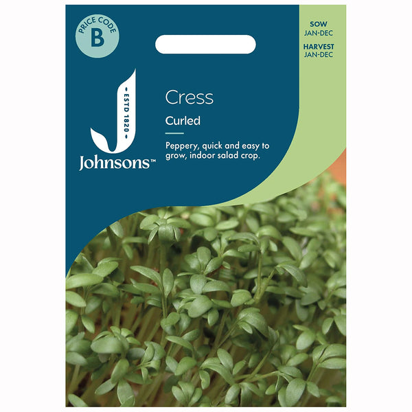 Johnsons Cress Curled Seeds - DeWaldens Garden Centre