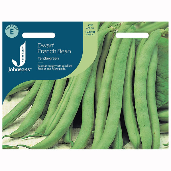 Johnsons Dwarf French Bean Tendergreen Seeds - DeWaldens Garden Centre