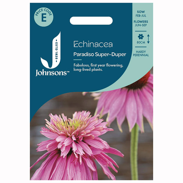 Johnsons Echinacea Paradiso Super-Duper Seeds - DeWaldens Garden Centre