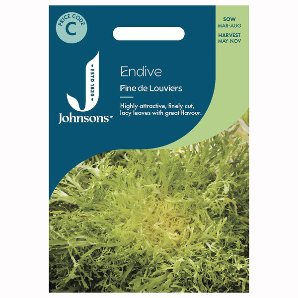 Johnsons Endive Fine De Louviers Seeds - DeWaldens Garden Centre