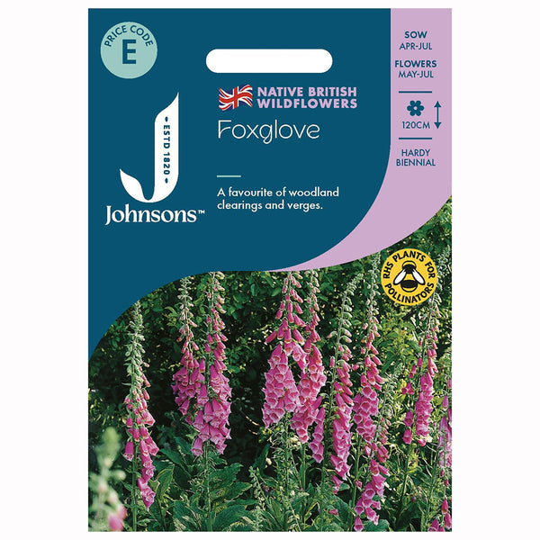 Johnsons Foxglove Seeds - DeWaldens Garden Centre