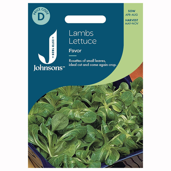 Johnsons Lambs Lettuce Favor Seeds - DeWaldens Garden Centre