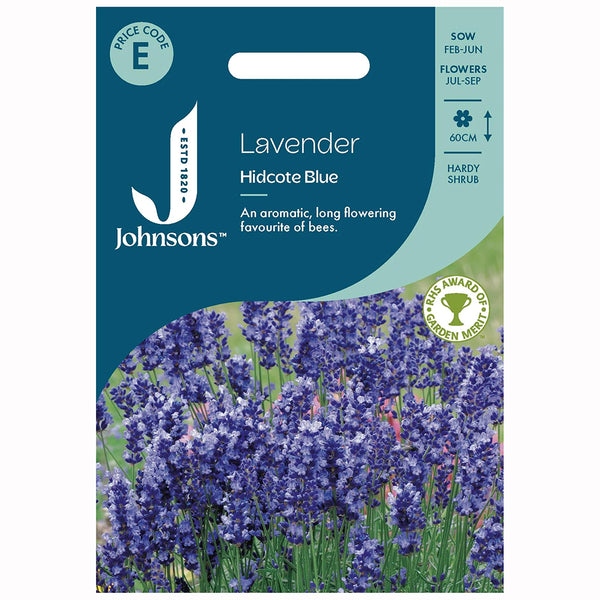 Johnsons Lavender Hidcote Blue Seeds - DeWaldens Garden Centre