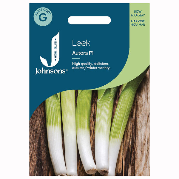 Johnsons Leek Autora F1 Seeds - DeWaldens Garden Centre