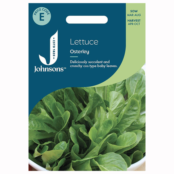 Johnsons Lettuce Osterley Seeds - DeWaldens Garden Centre