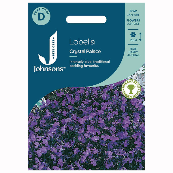 Johnsons Lobelia Crystal Palace Seeds - DeWaldens Garden Centre
