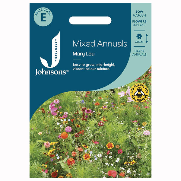 Johnsons Mixed Annuals Mary Lou Seeds - DeWaldens Garden Centre