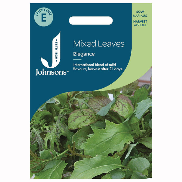Johnsons Mixed Leaves Elegance Seeds - DeWaldens Garden Centre