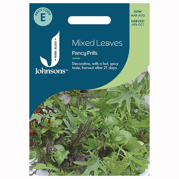 Johnsons Mixed Leaves Fancy Frills Seeds - DeWaldens Garden Centre