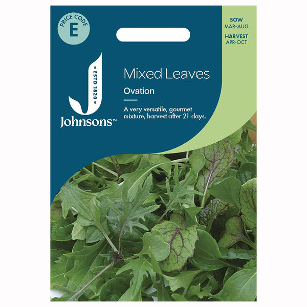 Johnsons Mixed Leaves Ovation Seeds - DeWaldens Garden Centre