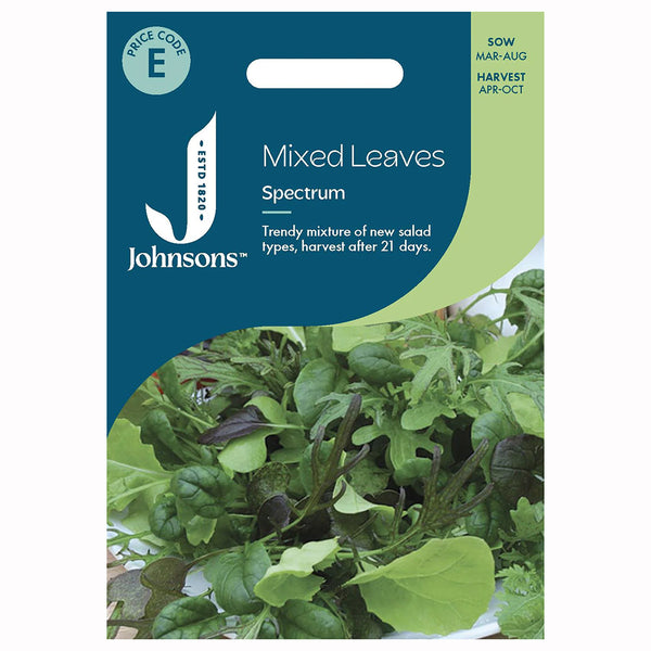 Johnsons Mixed Leaves Spectrum Seeds - DeWaldens Garden Centre