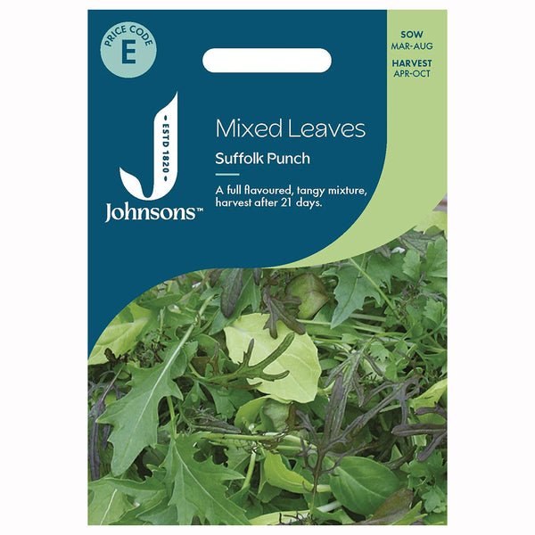 Johnsons Mixed Leaves Suffolk Punch Seeds - DeWaldens Garden Centre