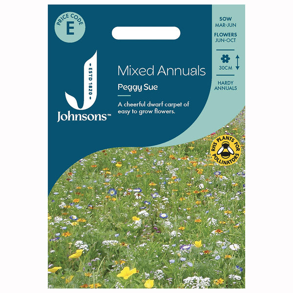 Johnsons Mixed Annuals Peggy Sue Seeds - DeWaldens Garden Centre