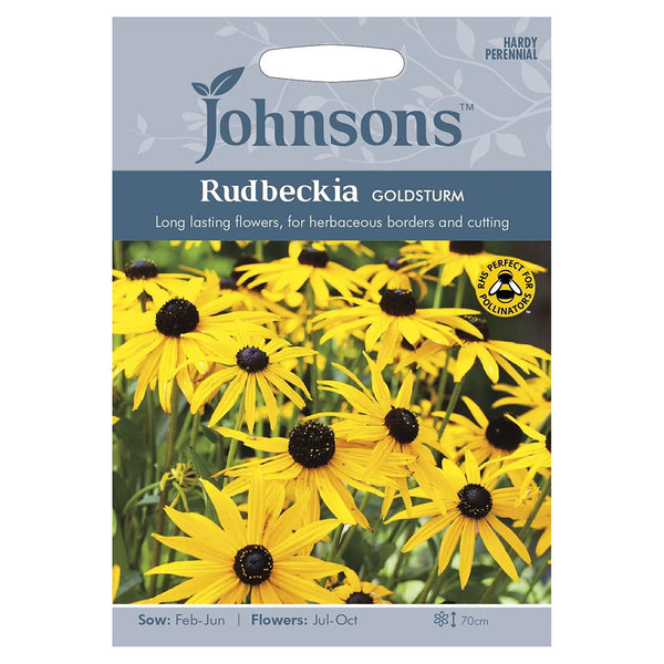 Johnsons Rudbeckia Goldsturm Seeds - DeWaldens Garden Centre