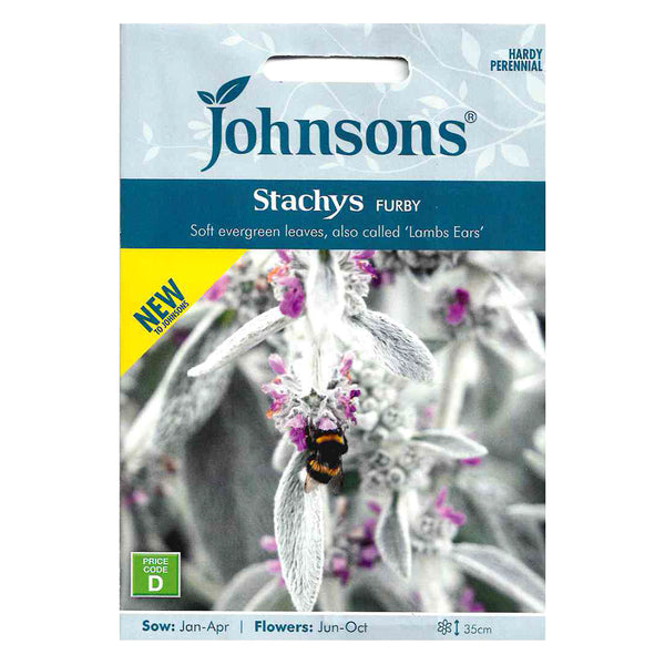 Johnsons Stachys Furby Seeds - DeWaldens Garden Centre