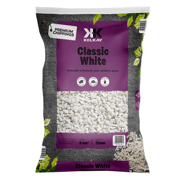 Kelkay Classic White Chippings - Large Bag - DeWaldens Garden Centre