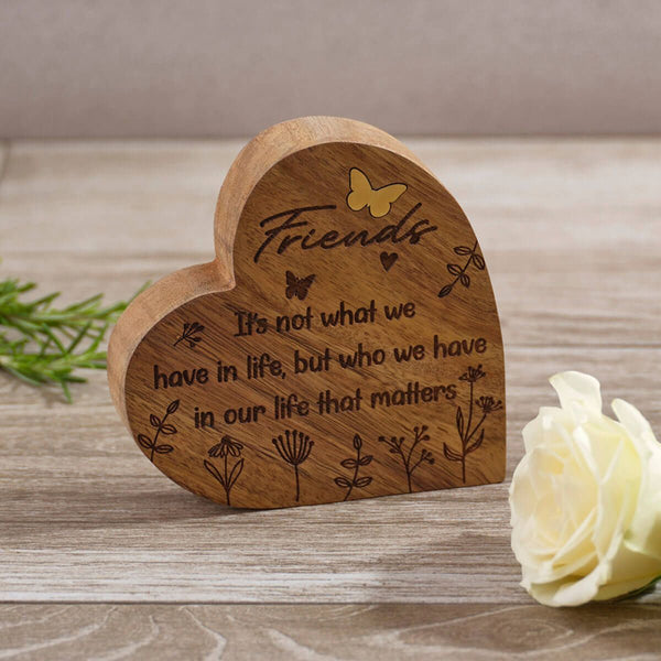 Moments That Matter Etched Wood with Brass Inlay - DeWaldens Garden Centre