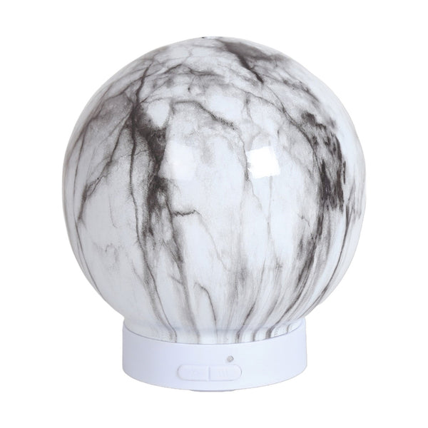 Aromatize LED Ultrasonic Marble Globe Diffuser 18cm