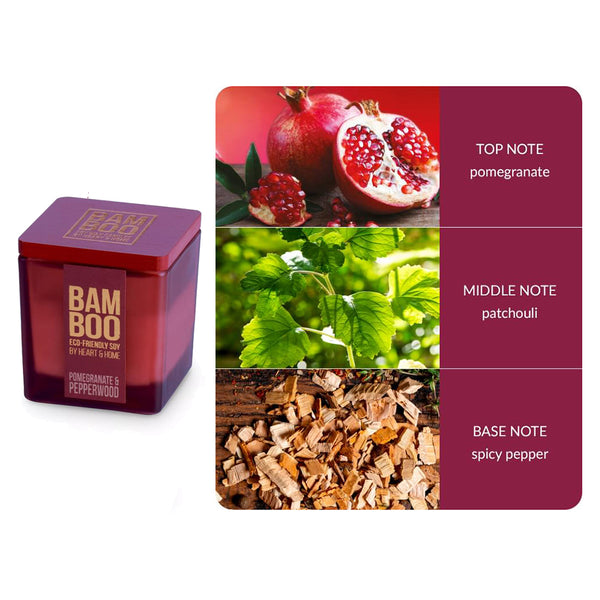 Bamboo Jar Candle - DeWaldens Garden Centre