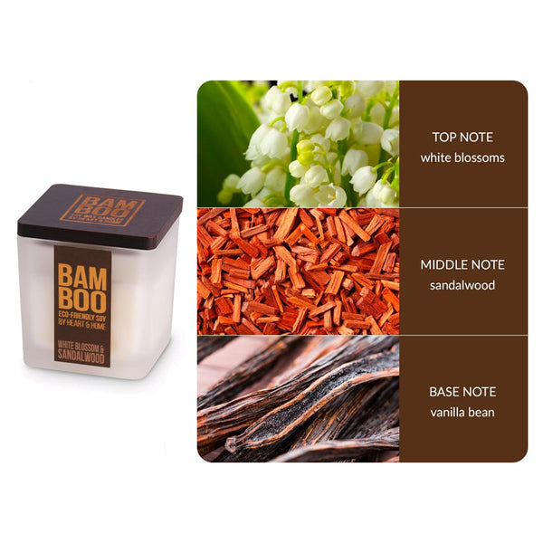 Bamboo Jar Candle - DeWaldens Garden Centre
