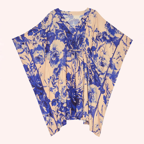 Powder Beach Cover Up - China Blue Blooms - DeWaldens Garden Centre
