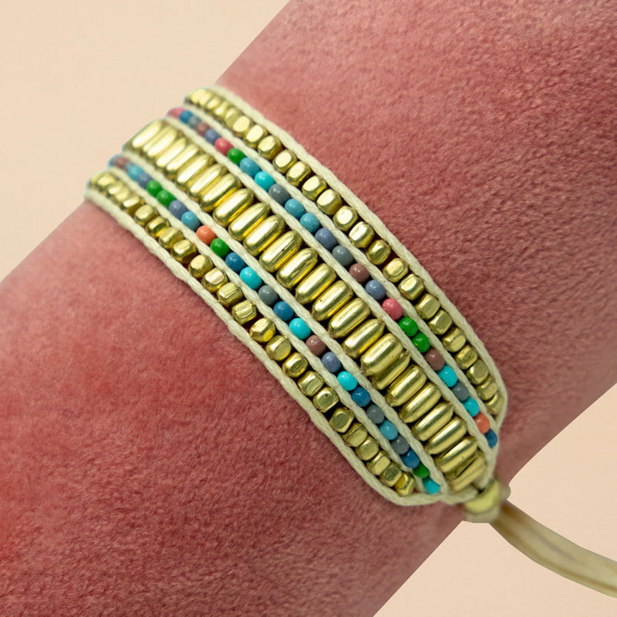 Powder Beaded Bracelet - Wide – DeWaldens Garden Centre