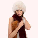 Powder Elsa 3-Tone Faux Fur Scarf - DeWaldens Garden Centre