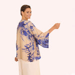 Powder Kimono Jacket - China Blue Blooms - DeWaldens Garden Centre