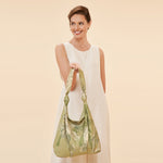 Powder Knotted Toile Shoulder Swing Bag - DeWaldens Garden Centre