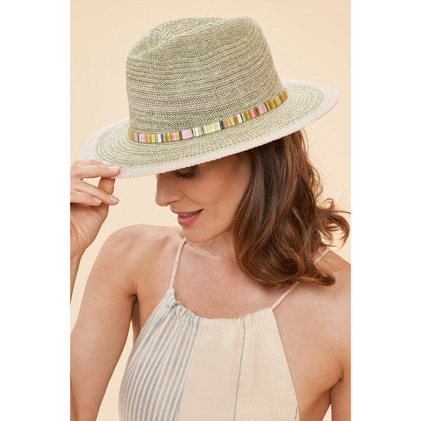 Powder Natalie Hat - Fern with Shimmer Band - DeWaldens Garden Centre