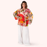 Powder Modal/Cupro Short Kimono Jacket - DeWaldens Garden Centre