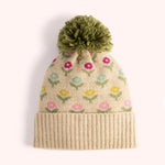 Powder Willow Ditsy Flower Pom Pom Hat - DeWaldens Garden Centre