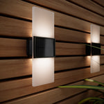Gemini Solar Wall Lights (Set of 2) - DeWaldens Garden Centre