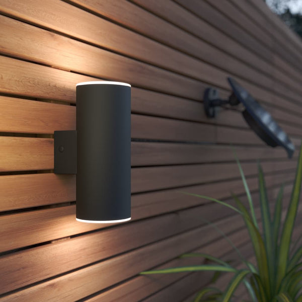 Chester Up & Down USB Solar Wall Light - Powered By Leaf - DeWaldens Garden Centre